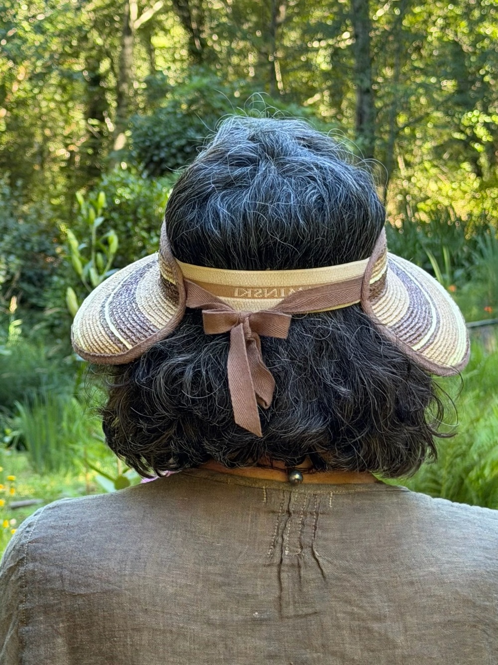 Helen Kaminski raffia visor - Picture 4 of 8